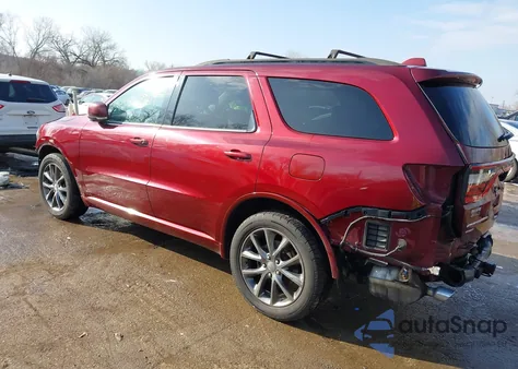 2017 Dodge Durango Gt Awd from USA, damaged, VIN 1C4RDJDG1HC601291